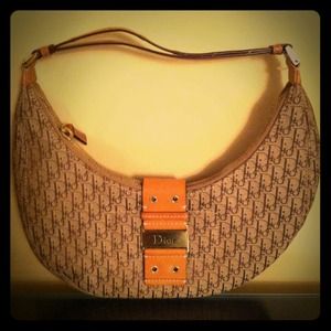 Christian Dior Tan Monogram Hobo