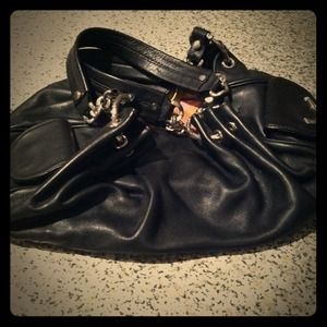 Juicy Couture Black Leather Hobo