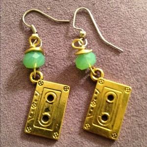 Old tapes earrings