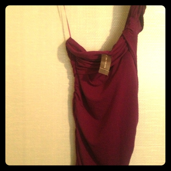 ❤Reduced❤The limited purple on strap shirt/dress