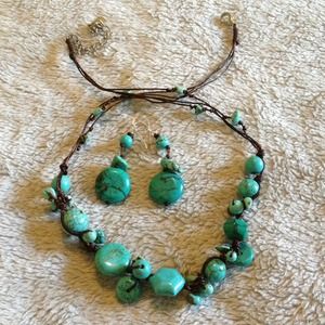 Turquoise Necklace Set