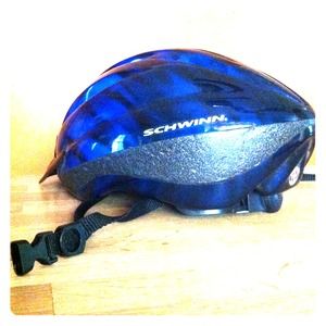 Adult Schwinn Bicycle helmet. Metallic blue.
