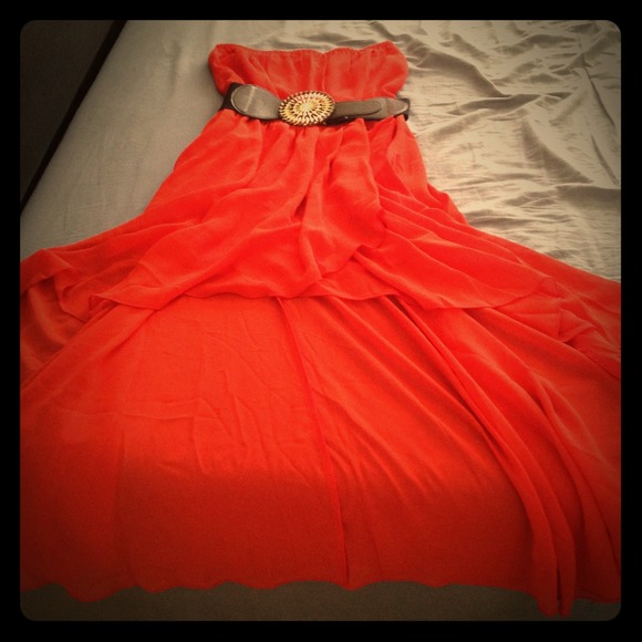 Strapless short/long dress
