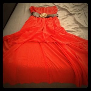 Strapless short/long dress