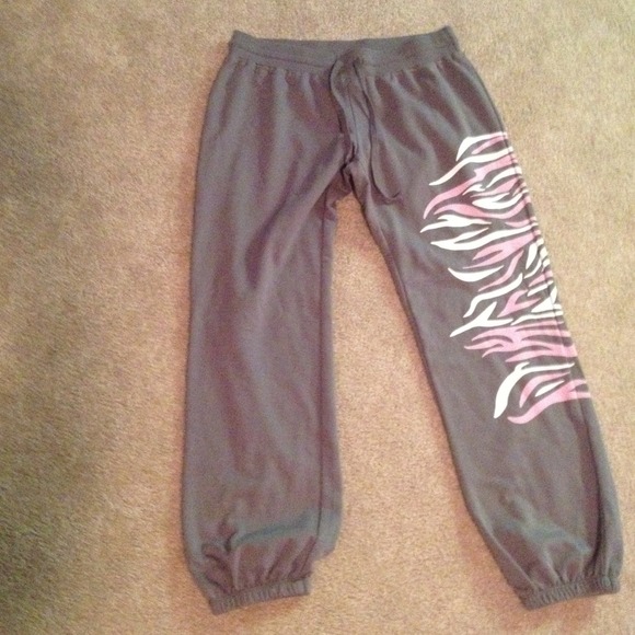 Zebra print sweats bundle reserved