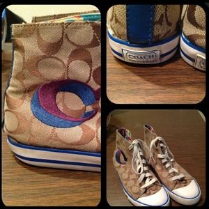 Authentic Coach Hi Top Shoes