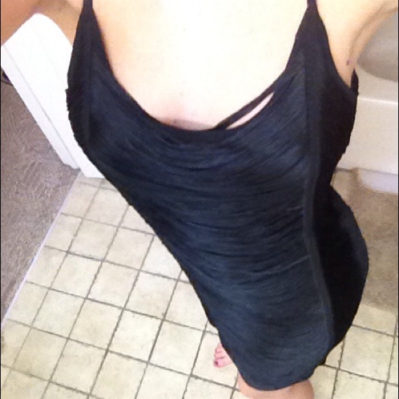 Flapper style black dress