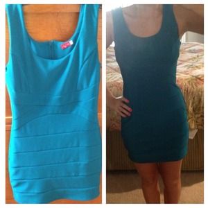 Teal dress & black jeans trade & shirt!