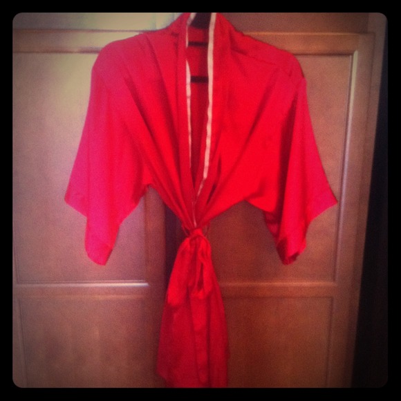 Victoria's Secret lingerie Red robe