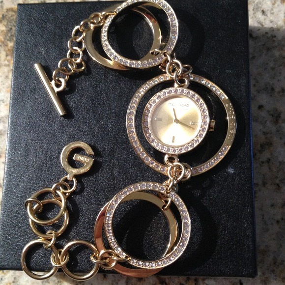 Marc Ecko Multi Circles Crystals Watch