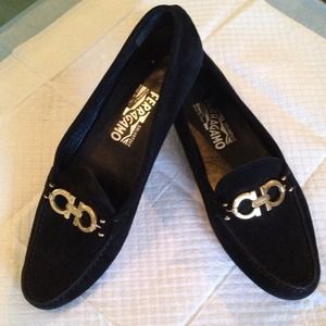 Salvatore Ferragamo suede driving shoes