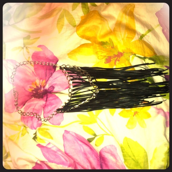 !!REDUCED!! Double Chain Fringe Necklace