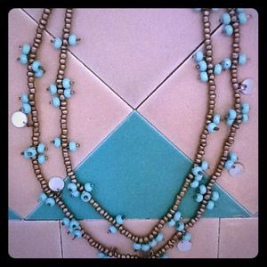 Anthropologie Layered Beads