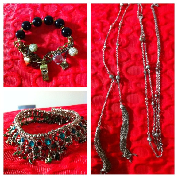 Bracelets and necklace