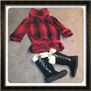 ⚠RESERVED @mele⚠❄BLACK UGG AUSTRALIA UPSIDE BOOTS