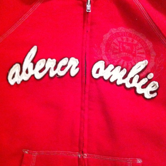 Red Abercrombie Sweater - Picture 2 of 4