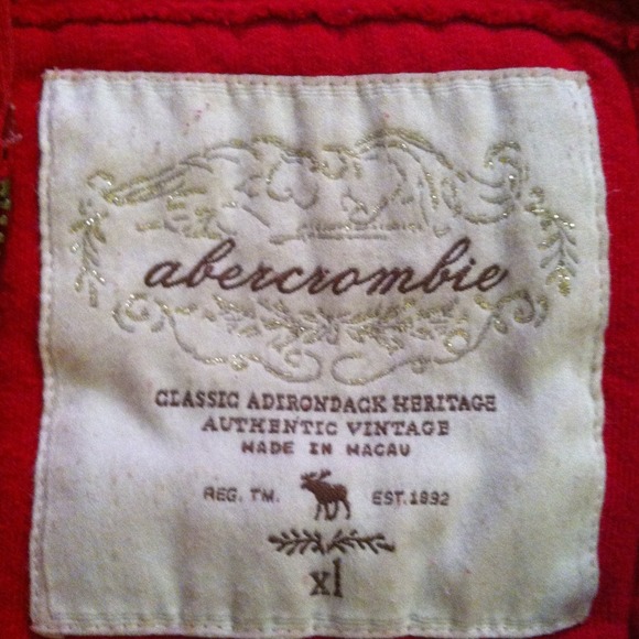Red Abercrombie Sweater - Picture 3 of 4