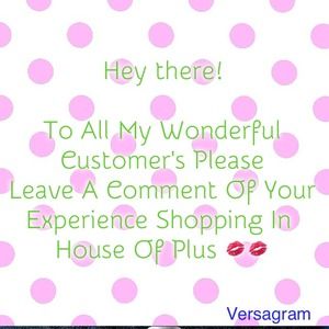 For All My Customers