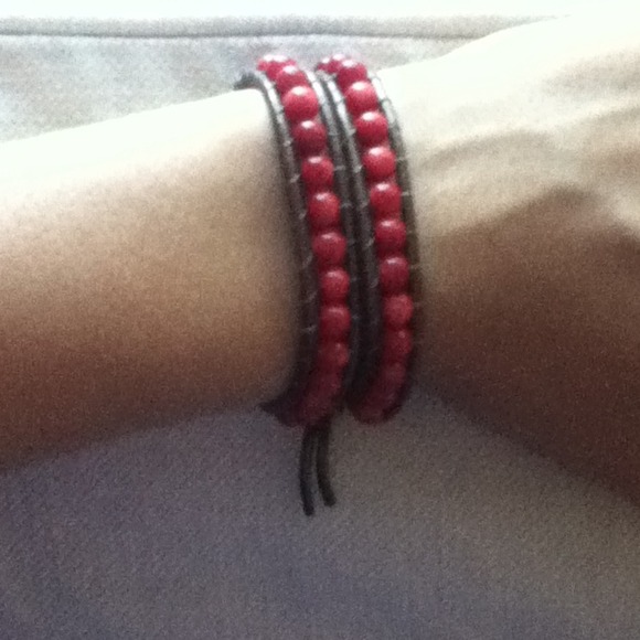 Leather bacelete