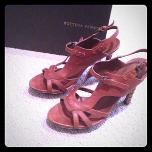 Bottega Veneta sandal with metal heel