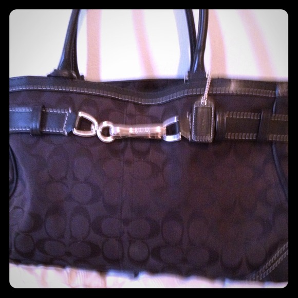 AUTHENTIC COACH SIGNATURE LARGE CARRYALL