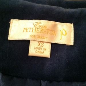 erin fetherston Jackets & Coats - Blue Velvet Blazer! XS erin fetherston Jackets & Coats - Blue Velvet Blazer! XS