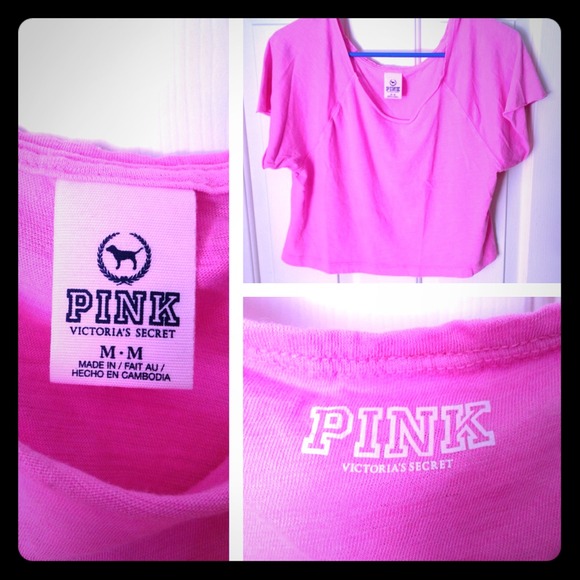 VICTORIA'S SECRET cropped t-shirt