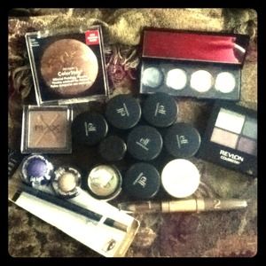 Elf, Revlon, Max, Milani, Sally girl, L' oreal.