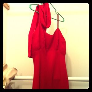 Red dress. Worn once. Size 8.