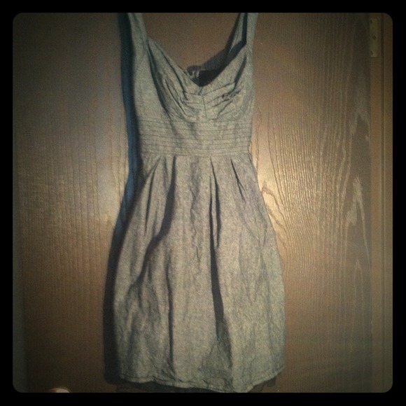 Grey mini dress