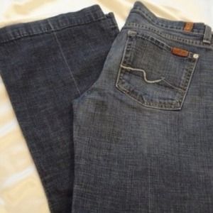7 for all Mankind Denim - 7 For All Mankind jeans in medium rinse 7 for all Mankind Denim - 7 For All Mankind jeans in medium rinse