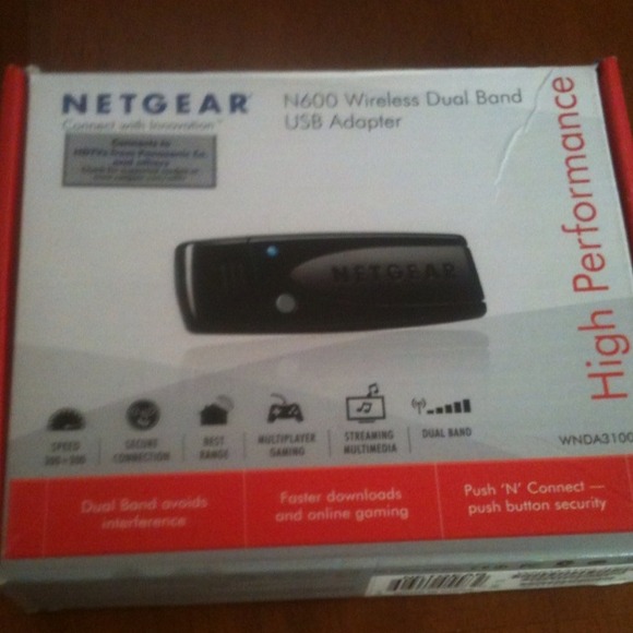 sold USB wireless dual band adapter