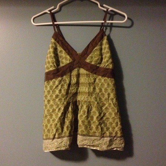 Green and Brown vintage tank - Picture 2 of 2