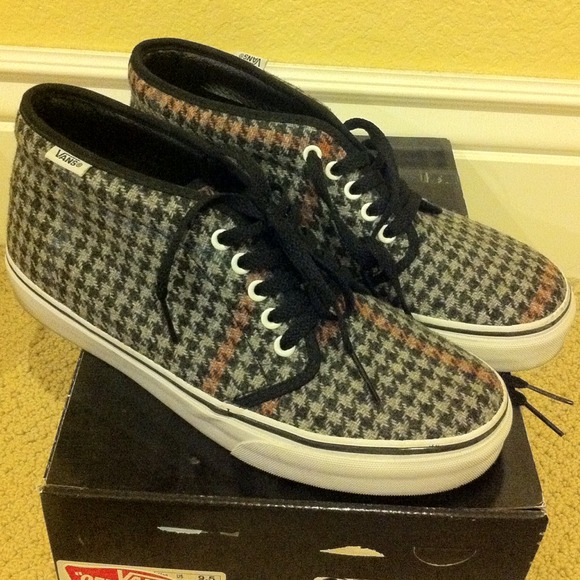 houndstooth vans shoes