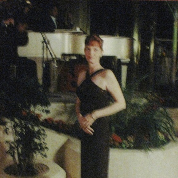 elegant brown Tadashi evening gown - Picture 2 of 2