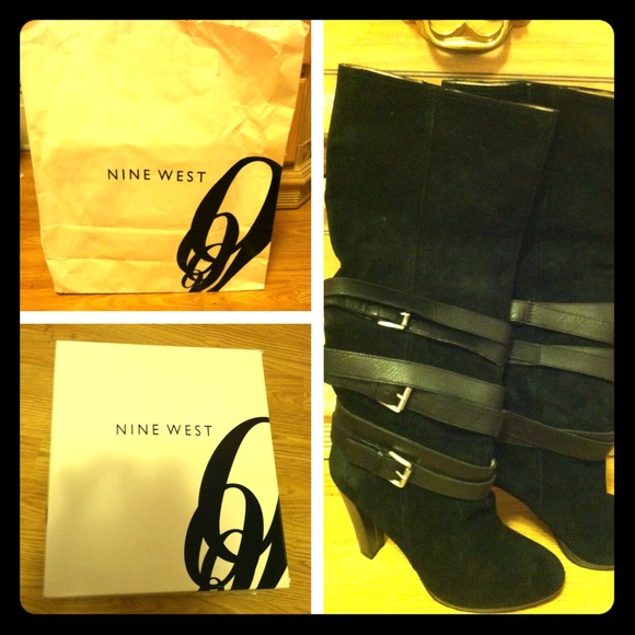 Nine west IZETTR BLACK tall boots