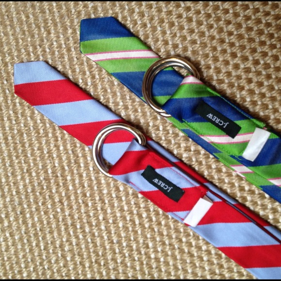 Reserved for @Tashbrid--Pair of JCrew silk belts