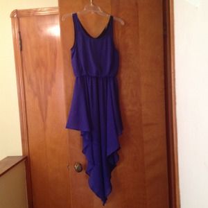 Indigo High-low dress from "The Vintage Shop"