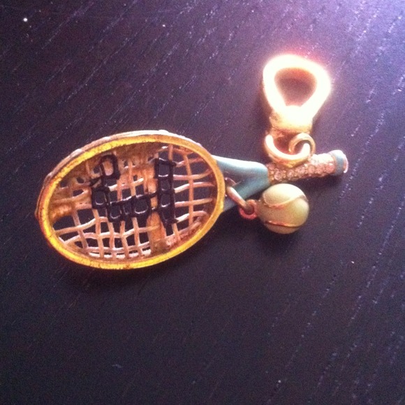 😃😃SOLD!!😃😃 Juicy Couture tennis charm
