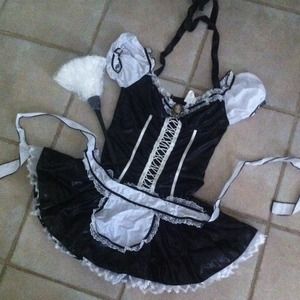 Sexy French Maid Halloween Costume