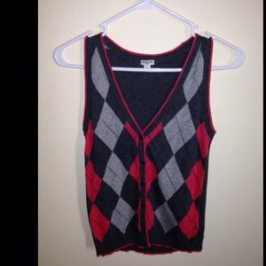 Argyle vest