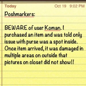 BEWARE of Koman!!!