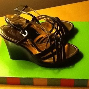 Charles by Charles David wedge sandals size 8