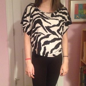 zebra top