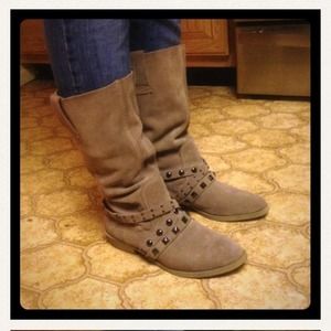 ❌Sold Bundle❌Lucky Brand Purse and Suede Boots