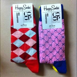 Happy Socks!!!! 2 packs 4 socks total for $15