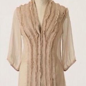 Anthropologie Filtered Rays Blouse byBlueTassle XS