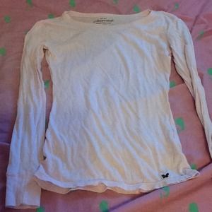 Aeropostale pale pink long sleeve t-shirt