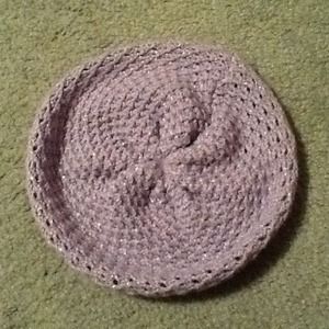 Jennifer Lopez purple sparkly beanie hat