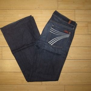 Seven Dojo semi flare jeans size 27/30" inseam